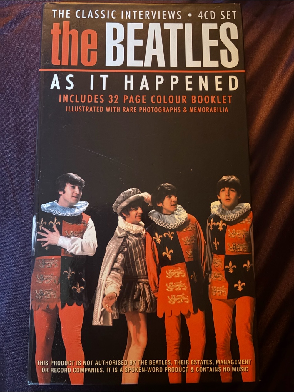 The Beatles Black & Orange Illustrated 4-CD Interview Set